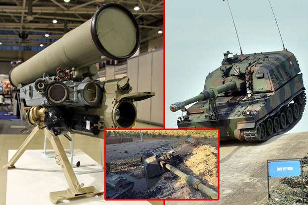 Anti-Tank Metis Rusia Berhasil Hancurkan Tank Howitzer Turki di Suriah