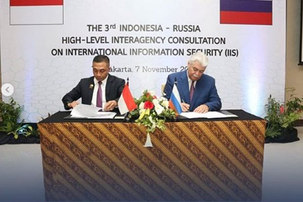 Indonesia-Rusia Perkuat Kerja Sama Terkait Keamanan Siber