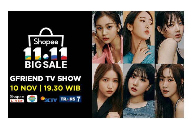 Shopee Siarkan ‘Shopee 11.11 Big Sale bersama GFRIEND’ di TV Nasional dan Shopee Live!