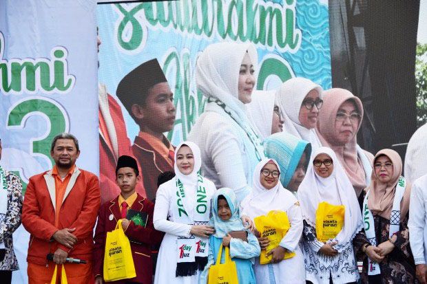 Atalia Ridwan Kamil Ikuti Tilawah Akbar Bersama Puluhan Pekerja Profesional
