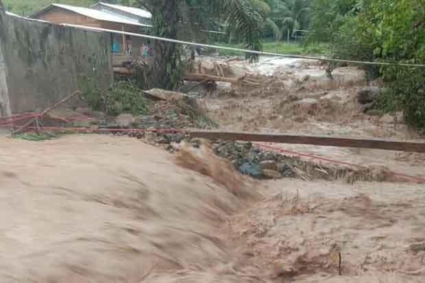 13 Rumah Warga Kabupaten Karo Rusak Diterjang Banjir Bandang