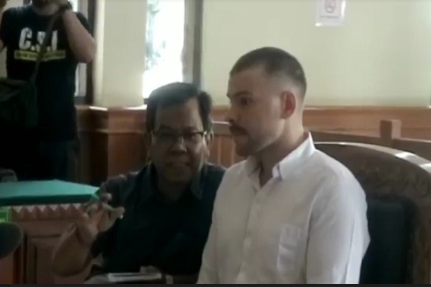 Tendang  Warga di Kuta Bali, Bule Australia Divonis 4 Bulan Penjara