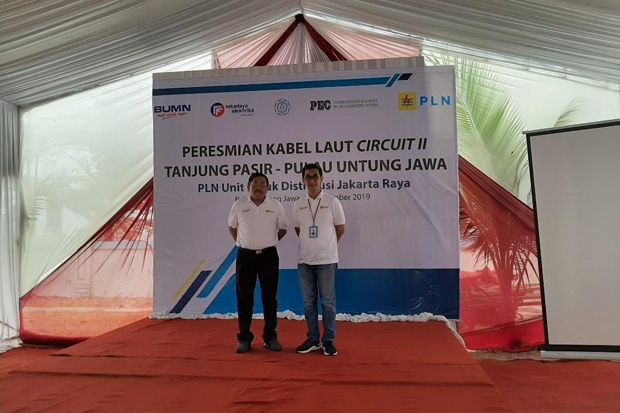 PLN Resmikan Kabel Listrik Circuit II Tanjung Pasir-Pulau Untung