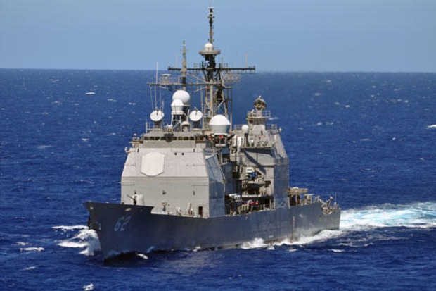 Kapal Perang AS Sambangi Selat Taiwan, Interaksi dengan Kapal China