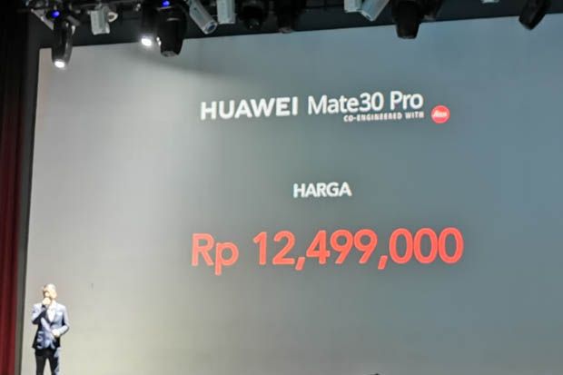 Sambangi Indonesia, Huawei Mate 30 Pro Dilego Rp12,5 Juta