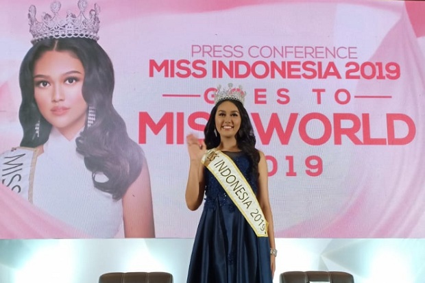 Menuju Miss World 2019, Princess Megonondo Siap Harumkan Indonesia