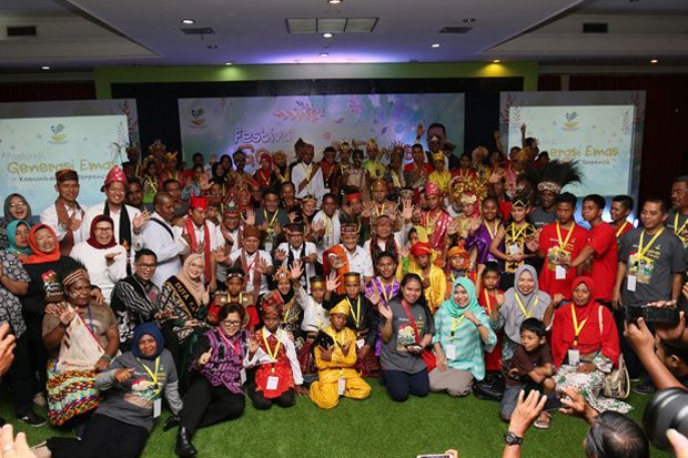 Festival Generasi Emas Ajak Komunitas Adat Terpencil Mengenal Nusantara