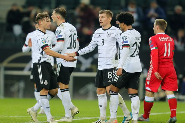 Dua Gol Gelandang Madrid Antarkan Jerman ke Piala Eropa 2020