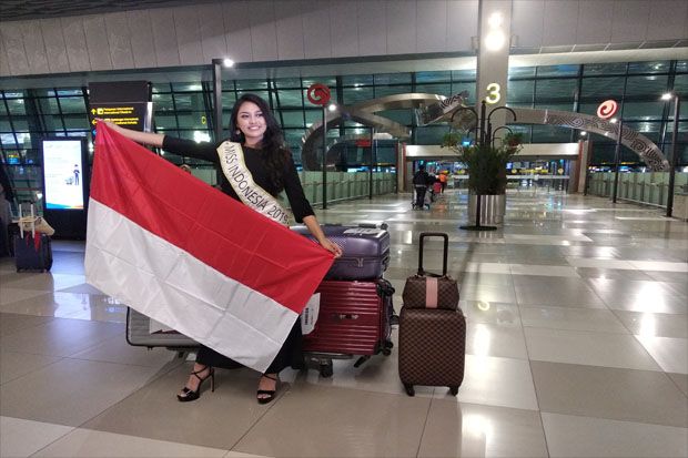 Bertolak ke London, Miss Indonesia Princess Megonondo Siap Berikan yang Terbaik