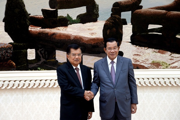 Jusuf Kalla Bertemu PM Kamboja Hun Sen Sharing Penyelesaian Konflik