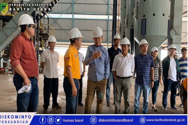 Bupati Barito Utara Kunjungi Pabrik Minyak Sawit PT. GSK