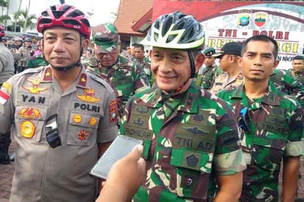 Pangdam I Bukit Barisan Tunjukan Sinergitas TNI-Polri dengan Bersepeda di Bintan