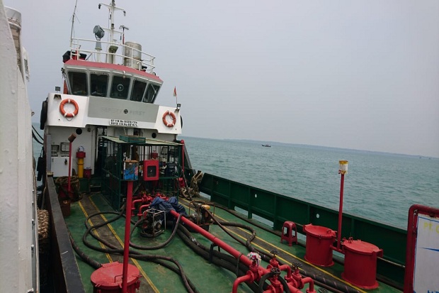 Bakamla RI Cegat Kapal Bawa BBM Ilegal di Perairan Banten
