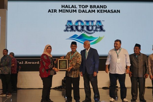 AQUA Kembali Raih Penghargaan “Halal Award-Halal Top Brand 2019” dari LPPOM MUI