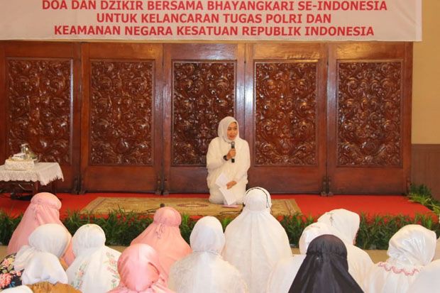 Demi Keamanan Indonesia, Bhayangkari Gelar Doa dan Dzikir Bersama