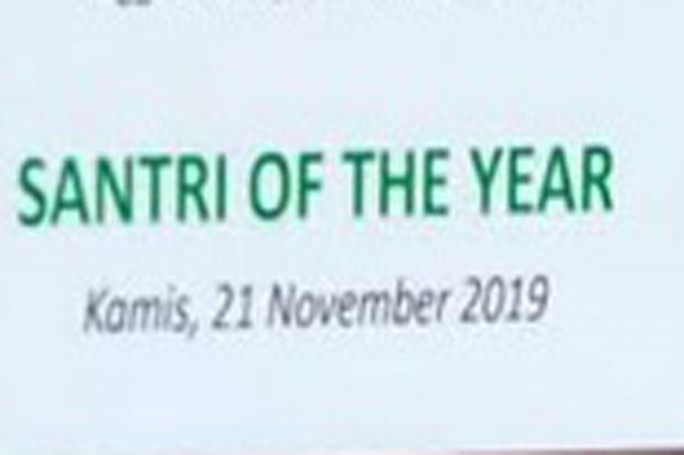 Sejumlah Figur Raih Penghargaan di Santri of The Year 2019