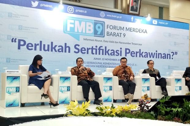 Kemenag: Sertifikasi Pernikahan Bukan Kewajiban Calon Pengantin