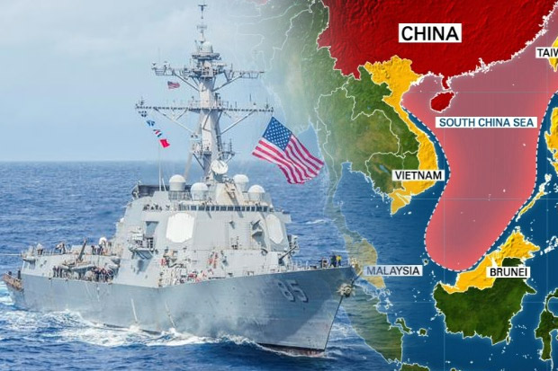 AS Gelar Dua Operasi Kebebasan Navigasi di Laut China Selatan