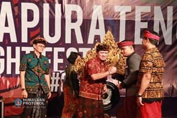 Bupati Suwirta Buka Semarapura Tengah Night Festival II 2019