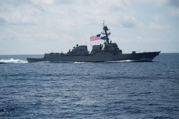 China Protes Pengerahan Kapal Perang AS ke Laut China Selatan