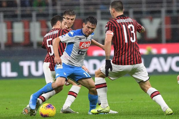 AC Milan Kontra Napoli Berakhir Imbang