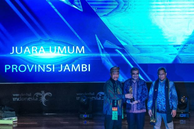 Jambi Raih Juara Umum Anugerah Pesona Indonesia 2019