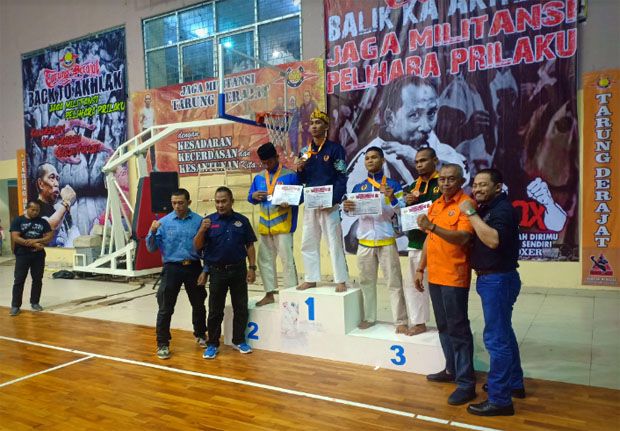 Jabar-Bali Juara Umum Kejurnas Tarung Derajat dan BK PON XX di Bandung