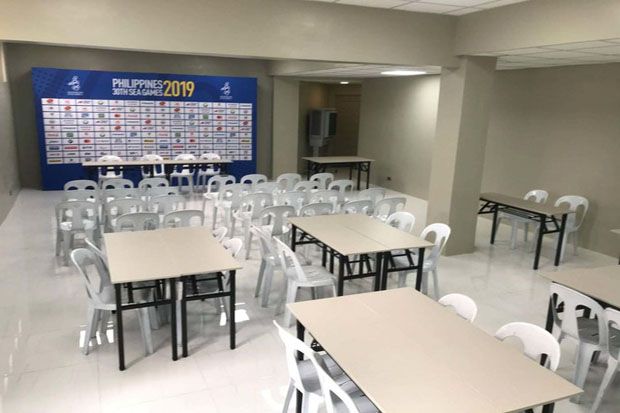 Bus dan Ruang Konferensi Pers Darurat di SEA Games 2019