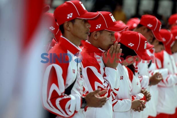 Kukuhkan Kontingen Indonesia untuk SEA Games, Menpora Tuntut Hasil Maksimal