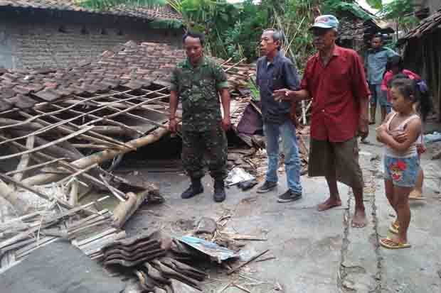 Dampak Kerusakan Akibat Puting Beliung di Kabupaten Mojokerto Meluas