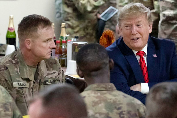 Kejutan Thanksgiving, Trump Sambangi Afghanistan Temui Pasukan AS