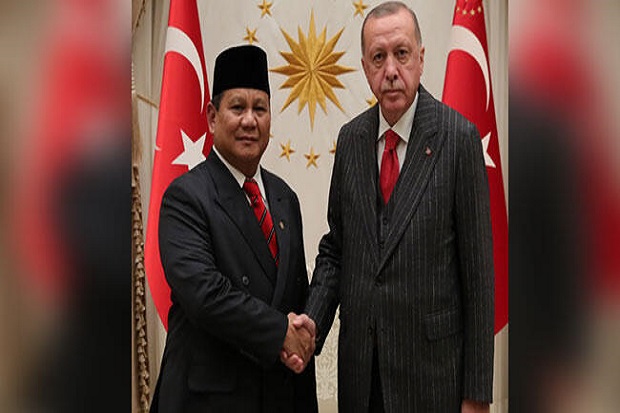 Erdogan Sambut Kunjungan Menhan Prabowo di Istana Presiden