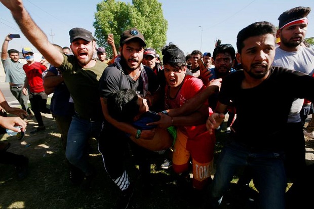 Demonstran Irak yang Ditembak Mati Tentara Bertambah Jadi 45 Orang