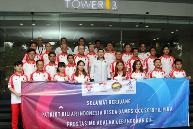Kirim 17 Atlet, Ini Skuat Timnas Biliar Indonesia di SEA Games 2019
