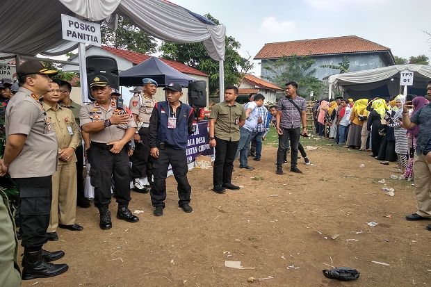 Kapolda Banten Pantau Langsung Pilkades di Kabupaten Tangerang