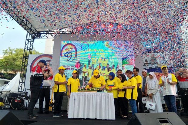 JNE Pecahkan Rekor MURI setelah CSR dan Harbokir di Perayaan HUT ke-29