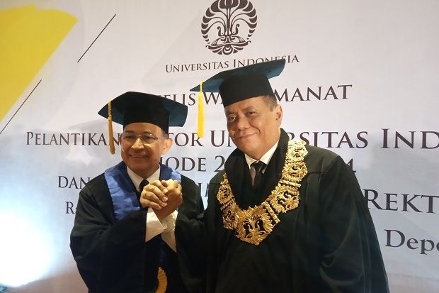 Ari Kuncoro Resmi Dilantik Jadi Rektor UI 2019-2024