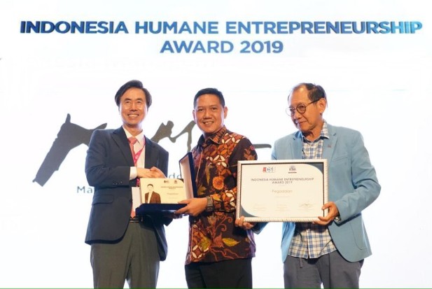 Pegadaian Peroleh Penghargaan Indonesia Humane Entrepreneurship Award 2019