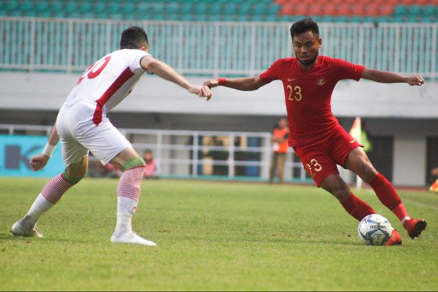 Babak 1 : Saddil Ramdani Bawa Timnas U-23 Unggul atas Laos