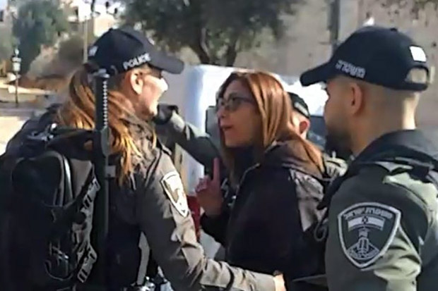 Israel Tahan 4 Wartawan TV Palestina di Yerusalem