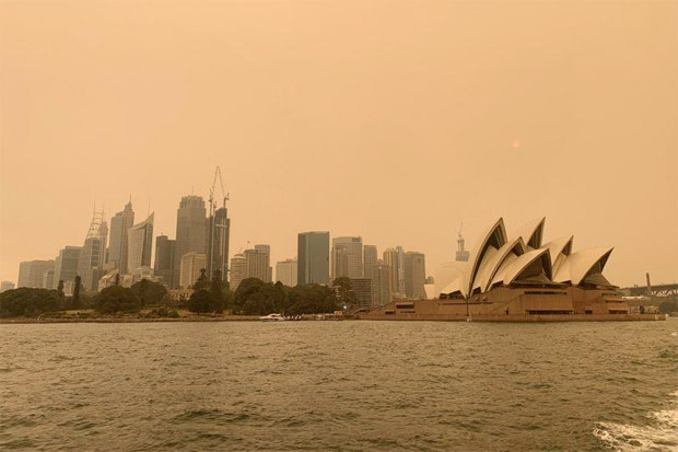 Kebakaran Dahsyat Buat Kota Sydney Diselimuti Asap