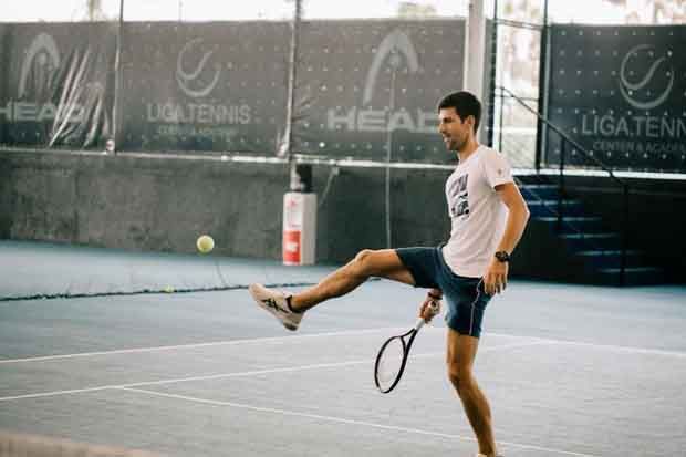Ketika Novak Djokovic Pamer Skill Bermain Tenis di Bali