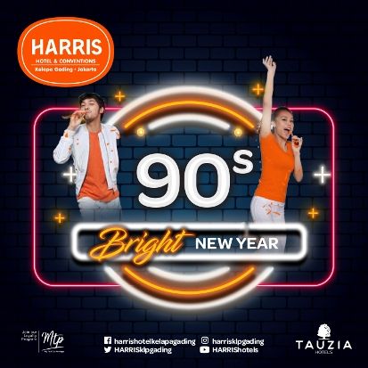 Sambut 2020 dengan “HARRIS Bright 90’s NYE” di HARRIS Hotel & Conventions Kelapa Gading