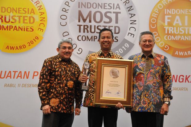Bukit Asam Raih Indonesia Most Trusted Companies dan Asia’s Most Trusted Coal Mining Company