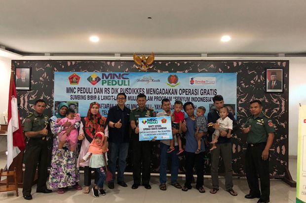 MNC Peduli-Pusdikkes TNI AD Gelar Operasi Bibir Sumbing Gratis