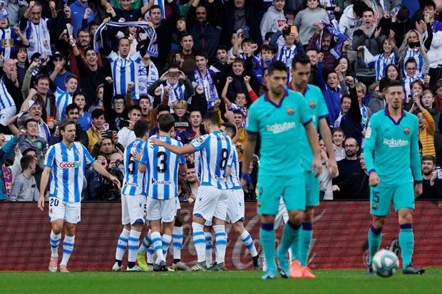 Drama 4 Gol di Anoeta, Barcelona Gagal Menjauh dari Real Madrid