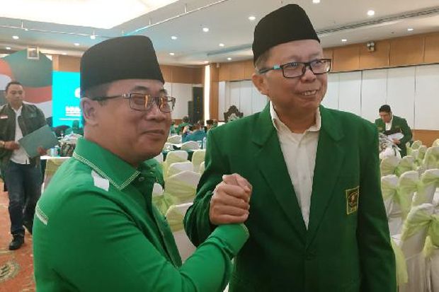 Ketua Panitia Mukernas Menyapa Kehadiran Sekjen PPP Kubu Muktamar Jakarta