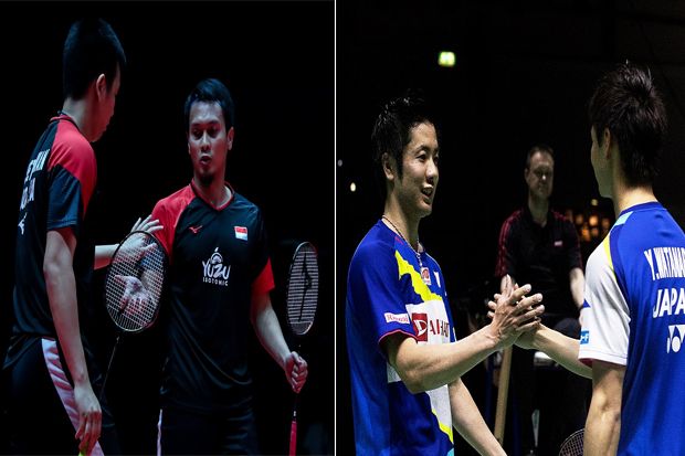 Final Hendra/Ahsan vs Yuta/Endo: Gengsi Juara Dunia vs Juara Asia