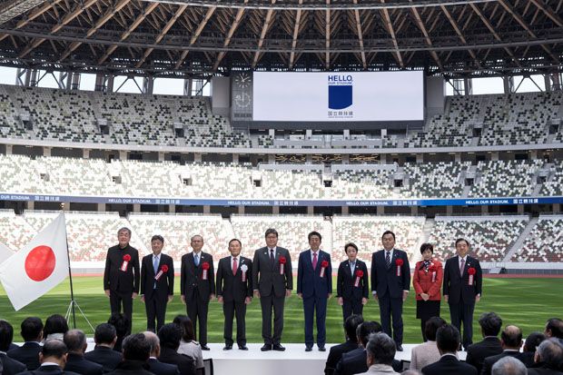 Perdana Menteri Jepang Resmi Buka Stadion Nasional Tokyo 2020