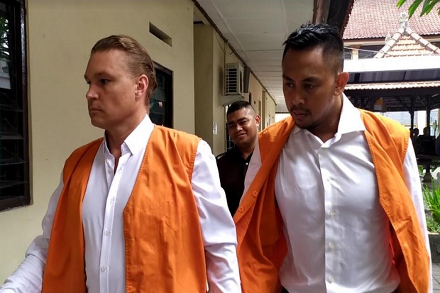 Pesta Kokain di Bali, 2 Pemuda Australia Dituntut 1,5 Tahun dan 1,2 Tahun Penjara